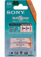 Sony AAA Rechargeable Batteries (NHAAAB2K)